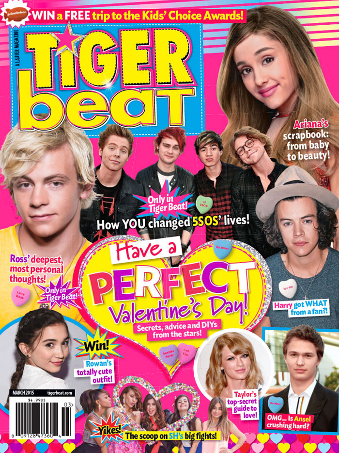 March 2015 Tiger Beat Is On Newsstands Right Now