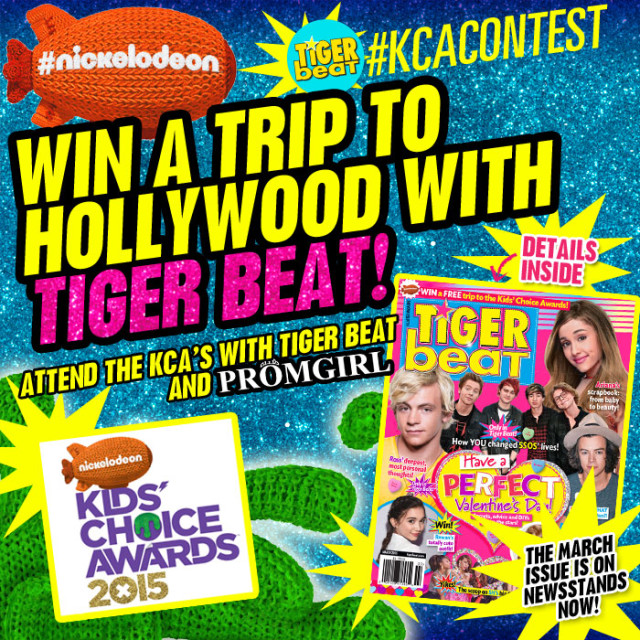 FLY FREE TO THE KIDS’ CHOICE AWARDS 2015 IN HOLLYWOOD!