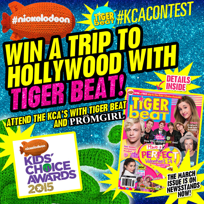 Win a Trip to the KCA's in Tiger Beat