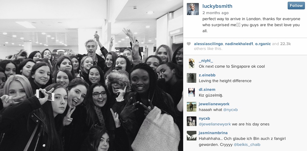 Lucky Blue Smith Is Nice To His Fans