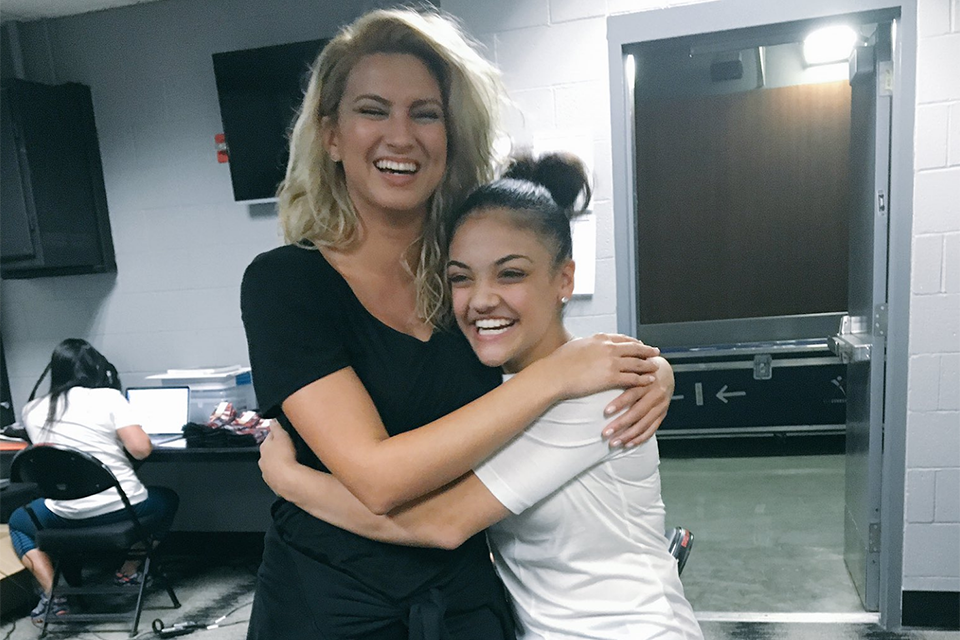 Watch Laurie Hernandez Fangirl Over Meeting Tori Kelly