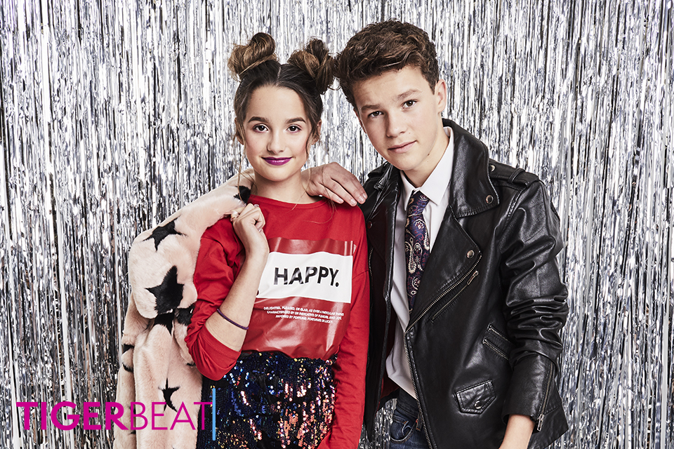 Hayden Summerall and Annie LeBlanc Pick Up Their Copy of Our Jan/Feb Issue