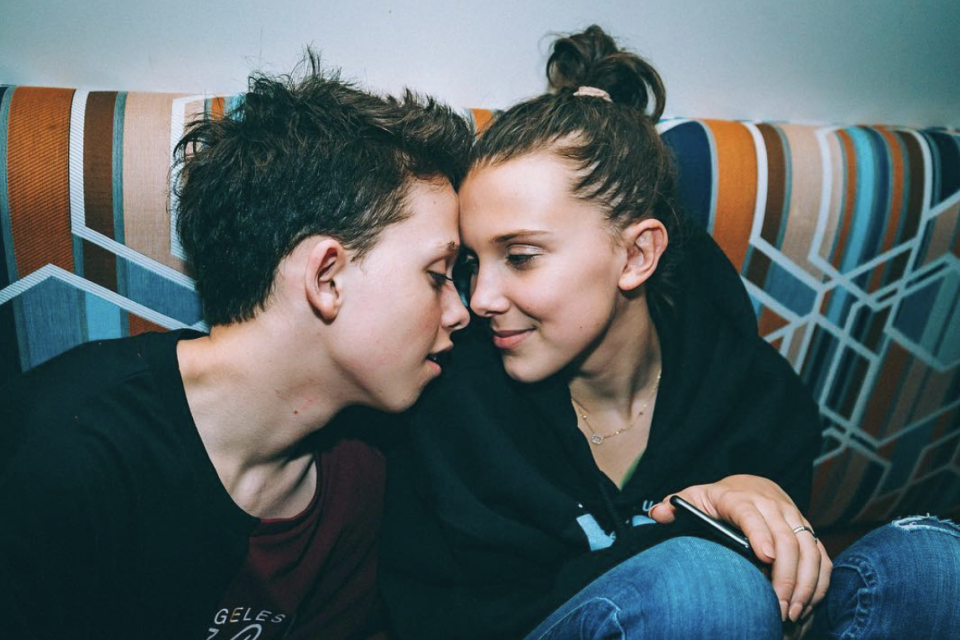 Millie Bobby Brown Surprises Jacob Sartorius for Valentine’s Day in the Middle of His Show