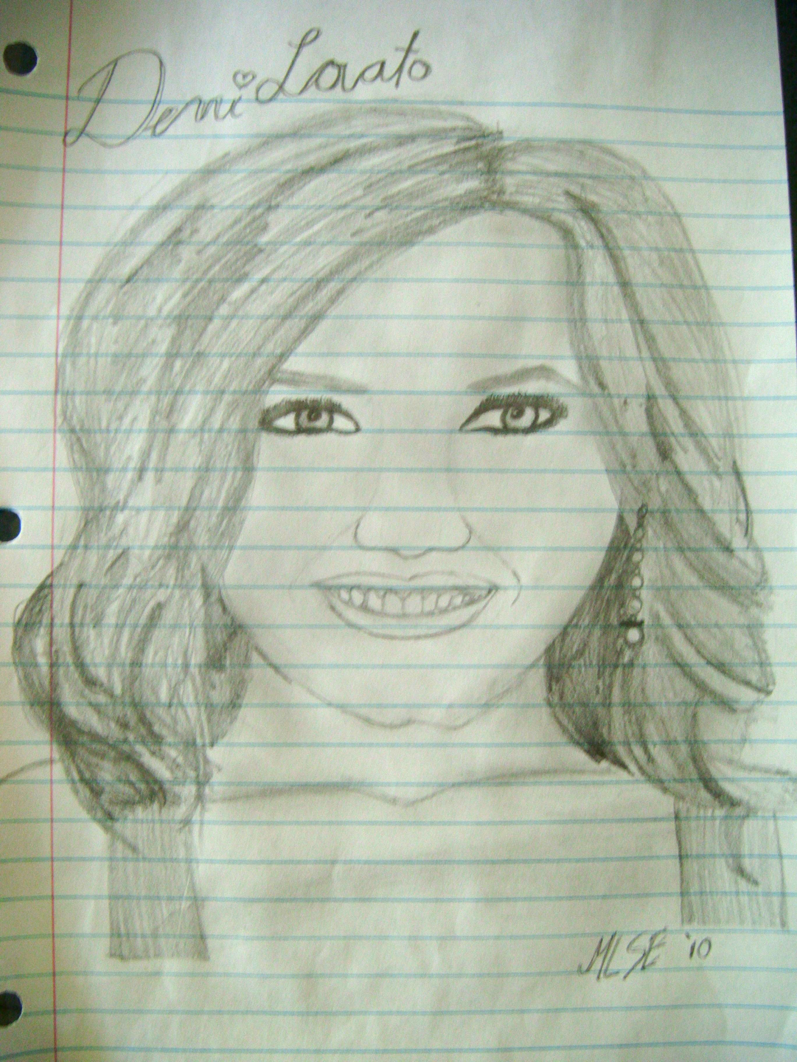 Maria’s Drawing of Demi Lovato