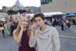 Olivia & Billy's cute cotton candy mustaches!