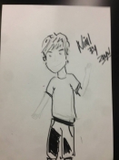 Niall drawing by Zayn
